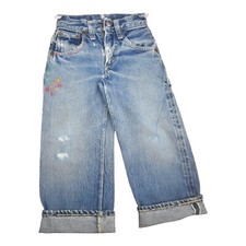 Vintage 1950s Levi s Big E Selvedge Redline Hidden Rivets Baby Toddler Jeans