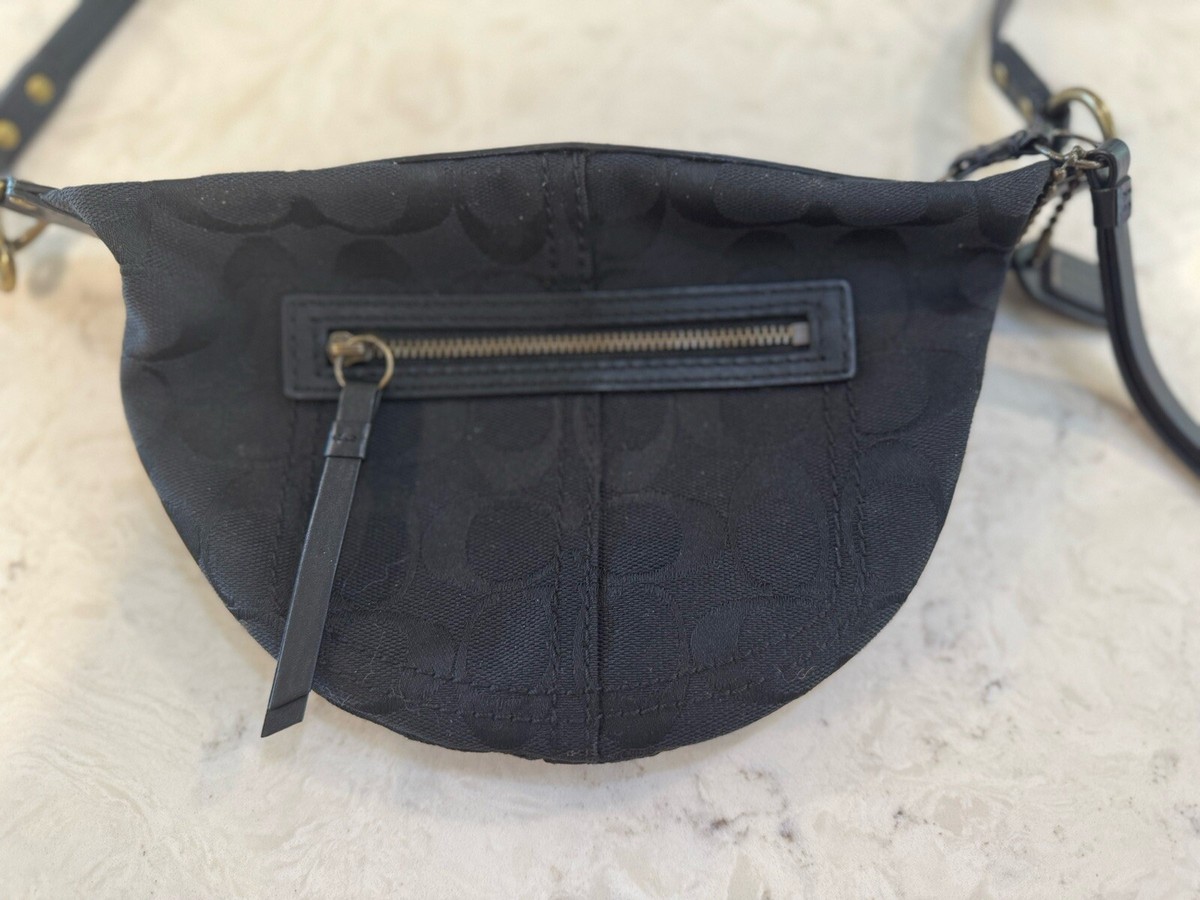 ◎y2k◎ COACH Leather Mini Boston Bag Coach Signature Mini Boston style two way bag with Gold