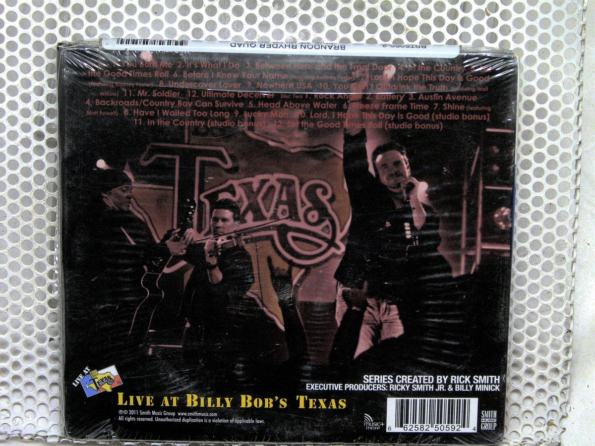 Brandon Rhyder - Live at Billy Bob's Texas [New CD] With DVD