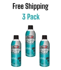 ( 3 Pack) Johnsen's 6762 10.7 Ounce Capacity Starting Fluid Performs to -65°F