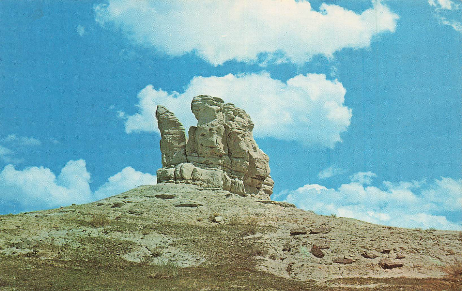 Postcard Teapot Rock Wyoming eBay
