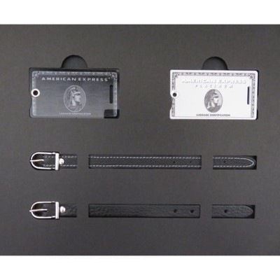 american express platinum luggage tags