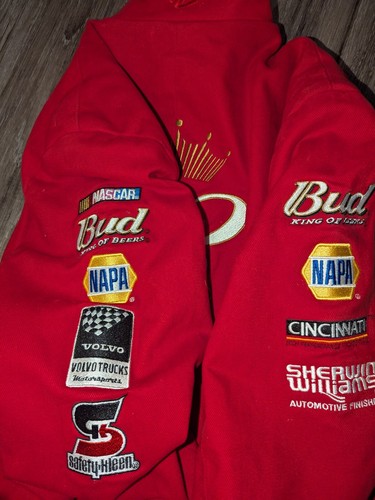 Dale Earnhardt Jr Women's Sz XL Racing Jacket Nascar Chase Authentics Budweiser - Picture 22 of 23