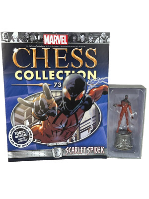 MARVEL CHESS COLLECTION ISSUE 73 SCARLET SPIDER EAGLEMOSS FIGURINE + MAGAZINE