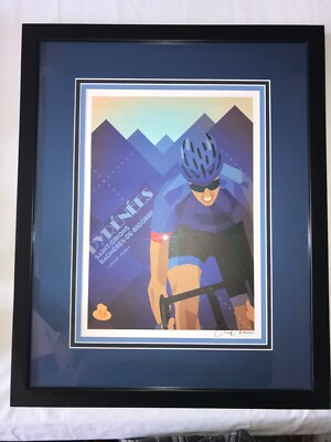 RARE 2013 Stage 9 PYRENEES MOUNTAINS 100th TOUR DE FRANCE L/E Signed ART PRINT