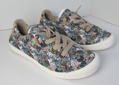 Sketchers Bobs Multicolor Dogs Women sz 6.5  Sneaker Comfort Casual R#2