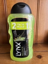 Lynx Recover 250ml Stimulating Shower Gel Discontinued Scent 2000s Pack Of Two