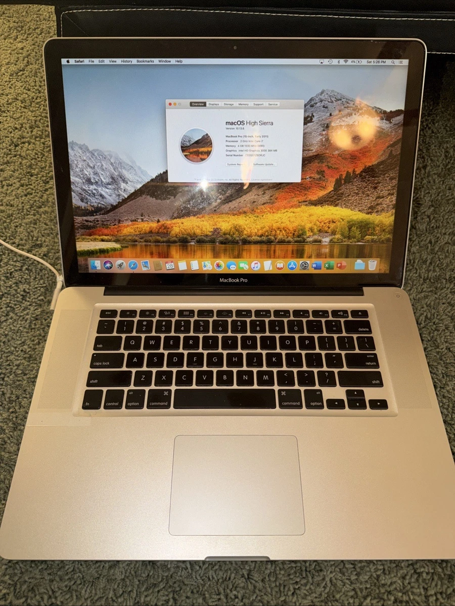 Macbook Pro 15 Early 2011 for sale - eBay