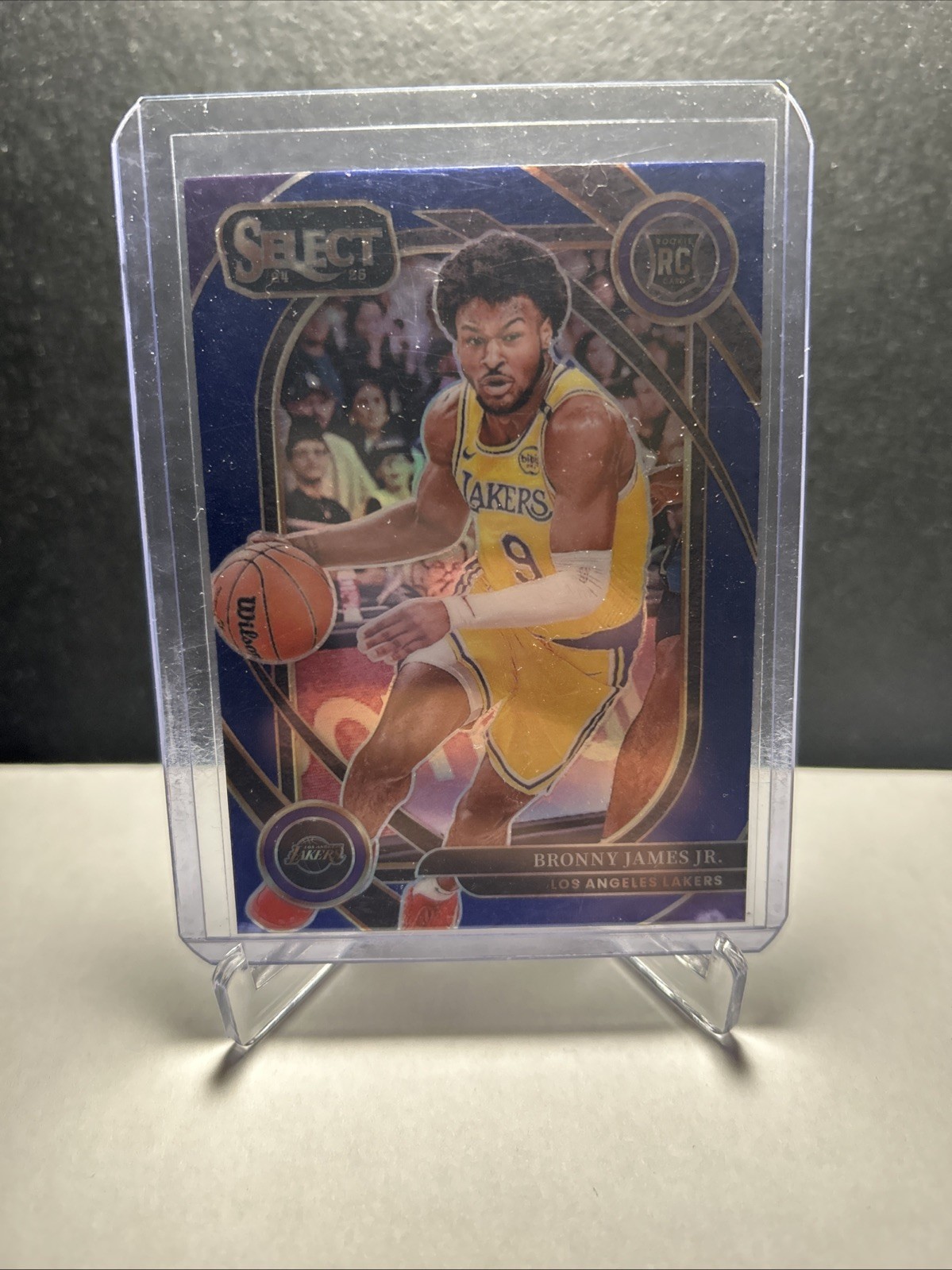 2024-25 Panini Select Basketball Bronny James Jr. Courtside Blue Retail Prizm