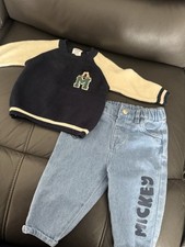 Mickey Mouse 0-3 months Sweater and Jeans