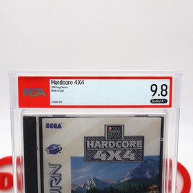 Sega Saturn Game TNN MOTOR SPORTS HARDCORE 4X4 - PSA GRADED 9.8 A++! NEW Sealed!