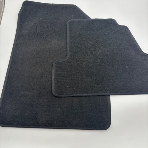 Unbranded Car Floor Mats Set of 2 Universal Black Excellent Carpet Non-Slip