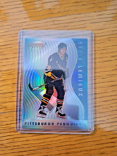 1995-96 Bowman's Best refractor Mario Lemieux, Card no BB10