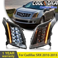 Full LED Headlights For Cadillac SRX Halogen 2010-2016 Head Front Lamps Assembly