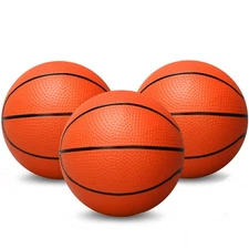 5" Mini Foam Basketball for Mini Basketball Hoop, Small Basketball for Over T...