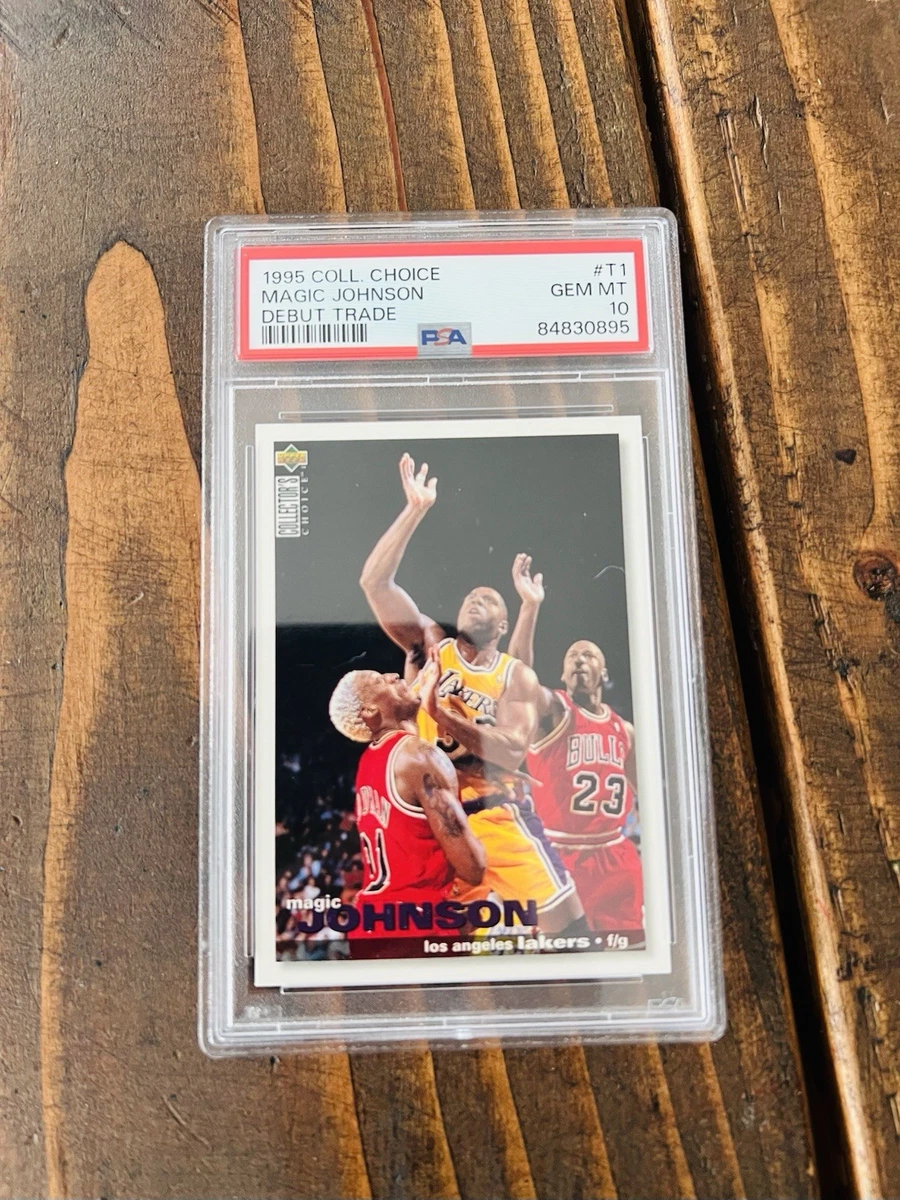 Magic Johnson Professional Sports Authenticator (PSA) Basketball