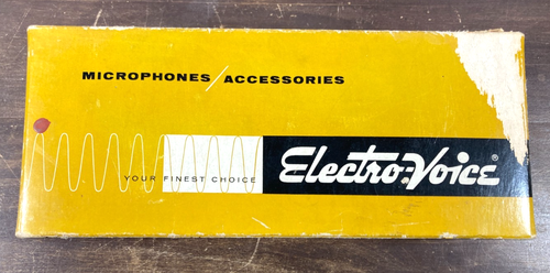 Microphone dynamique vintage Electro-Voice EV 664 avec boite d'origine câble 1/4" testé - Photo 15/23