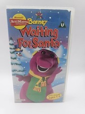 Barney Waiting For Santa  VHS- Christmas Special Video UK PAL RARE
