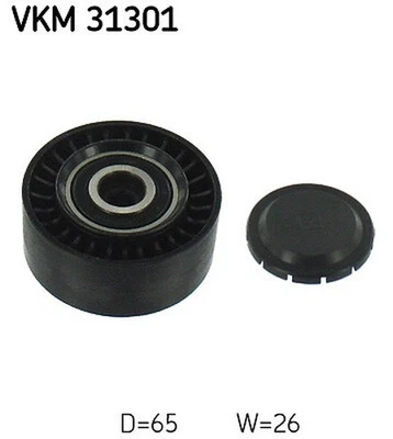 SKF VKM 31301 Umlenk- Und Führungsrolle, Rippenriemen Für AUDI, VW - Bild 1 von 4