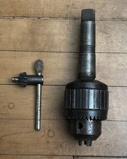 JACOBS SUPER CHUCK 18N BALL BEARING DRILL CHUCK W/ KEY A0404 w/ Jacobs Taper