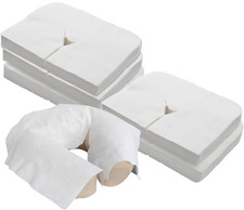 Ultra Soft Disposable Face Cradle Covers - 500 Count for Massage Tables