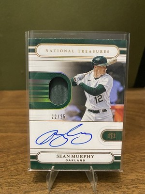 2021 NATIONAL TREASURES PATCH AUTO #TMS-SM SEAN MURPHY /25