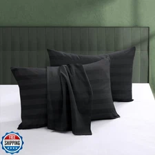 100% Egyptian Cotton Zippered Toddler Pillowcases Set of 2, 600 Thread Count 