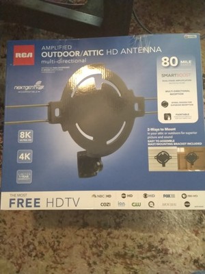 RCA ANT860E Amplified Outdoor Attic HDTV Antenna