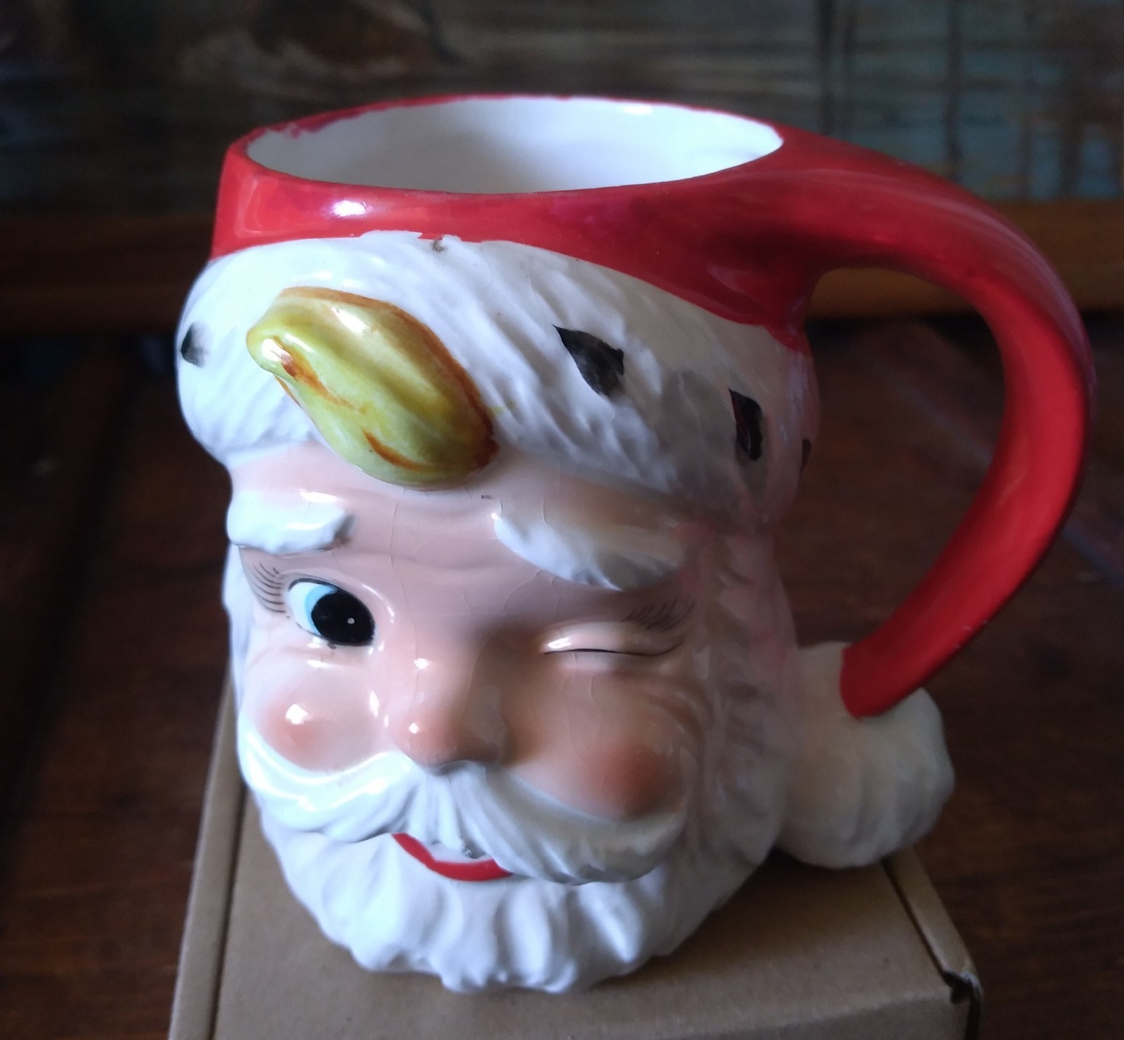 Vintage Santa Claus Mug Norcrest  made in Japan