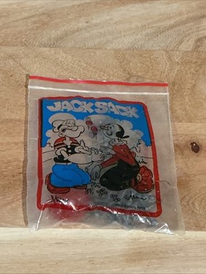 Popeye and Olive Jack Sack Set Vtg