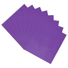 50 Pack Toner Reactive Foil 8.5"x11" A4 Foil Paper for DIY Craft,Purple
