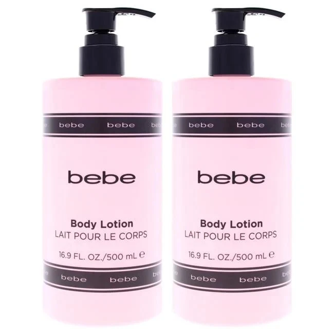 Bebe K0007050 16.9 oz Body Lotion for Women - Pack of 2
