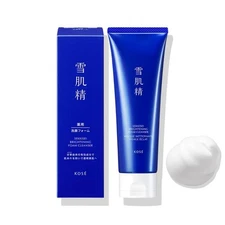 KOSE MEDICATED SEKKISEI BRIGHTENING CREAM WASH 130 g (4.6 oz) CLEANSING FOAM X 2