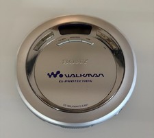 Sony Walkman D-EJ621 G-Protection Portable CD Player, Silver - Pre-Owned.