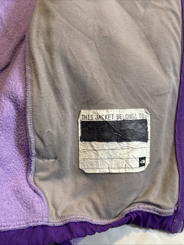 The North Face Denali Polartec Fleece Girls Purple Jacket XL (18) - Picture 9 of 10