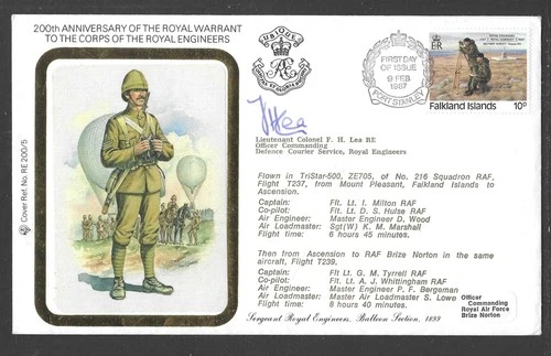 FALKLAND ISLANDS 1987 First Day Cover Signed - Nice Item! (Feb 541)