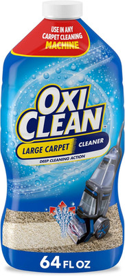 Oxiclean Large Carpet Cleaner Liquid, Steam Machine Solution, Deep Clean, 64 oz