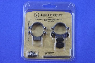 Leupold Optics STD Medium Extension Ring Set 49911 Matte Black New In Box