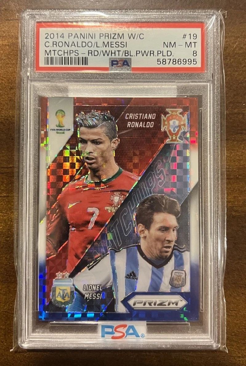 2014 Panini Prizm World Cup Cristiano Ronaldo Lionel Messi #19 for