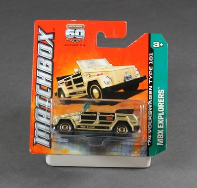 MATCHBOX Explorers 2012 1974 VW Kübelwagen Typ 181 The Thing gold BBK93 1/64