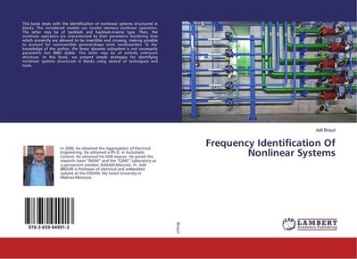 Frequency Identification Of Nonlinear Systems Adil Brouri