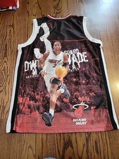 Majestic Dwayne Wade Jersey Miami Heat Youth Size XL 18-20 Basketball Boys kids