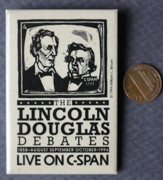 1994 TAN Abraham Lincoln Stephen A Douglas Debates Live on C-Span