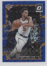 2017-18 Panini Donruss Optic Blue Velocity Prizm Courtney Lee #100 0k4