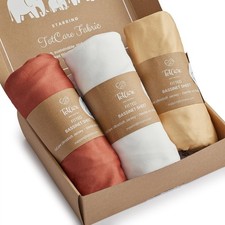 Soft Jersey Knit Bassinet Sheets 35x20 for Bedside Sleepers - 3 Pack