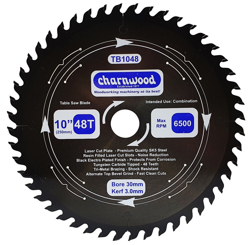 B&Q - Tb1048 Low Noise Circular Saw Blade 250 X 30mm X 48T X 3.0K - Image 2