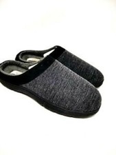 NEW 3M Thinsulate Men's Original Weatherproof Memory Foam Slippers LG Gray 76308