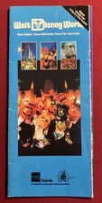 Vintage Early 1990's Walt Disney World Brochure Magic Kingdom  MGM  Epcot