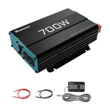 New Renogy 700W Pure Sine Power Inverter 12V DC to 110V AC w/ Remote Control