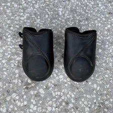 Size Large Black Leather Prestige Horseback Riding Hind Boots